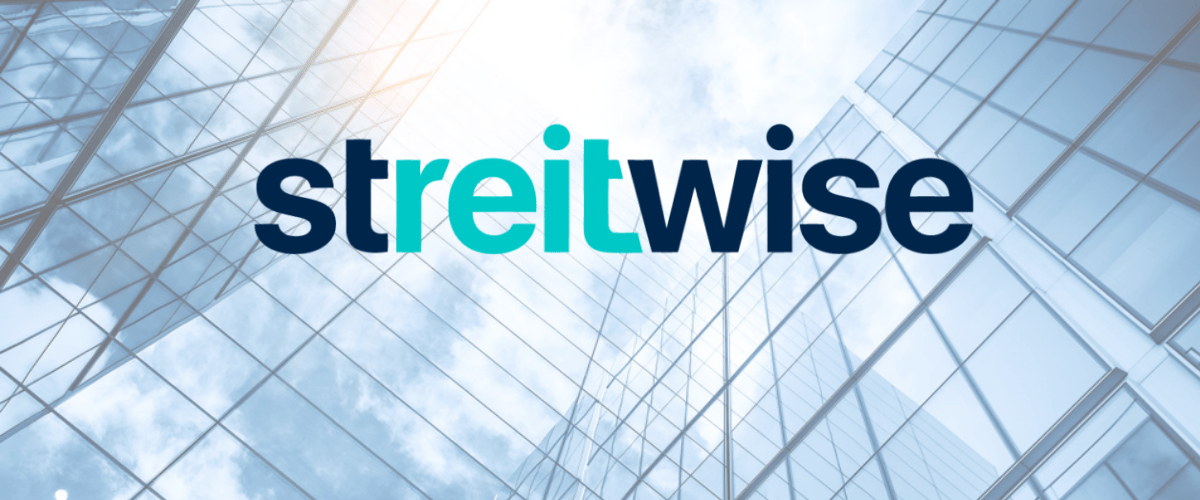 Streitwise logo overlayed on buildings